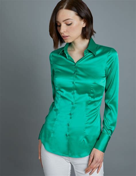 Womens Green Shirts 